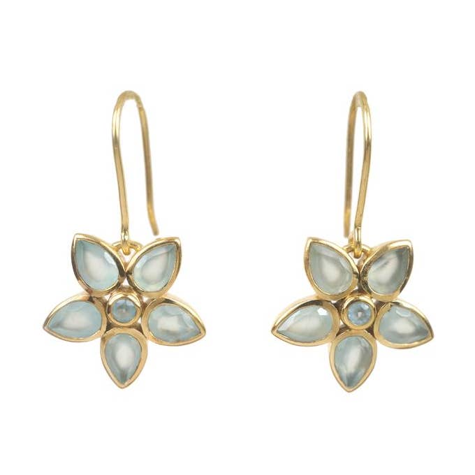 Astrid Earring - (10 Gemstone Options) for engroshandel hos Sissy Yates Designs