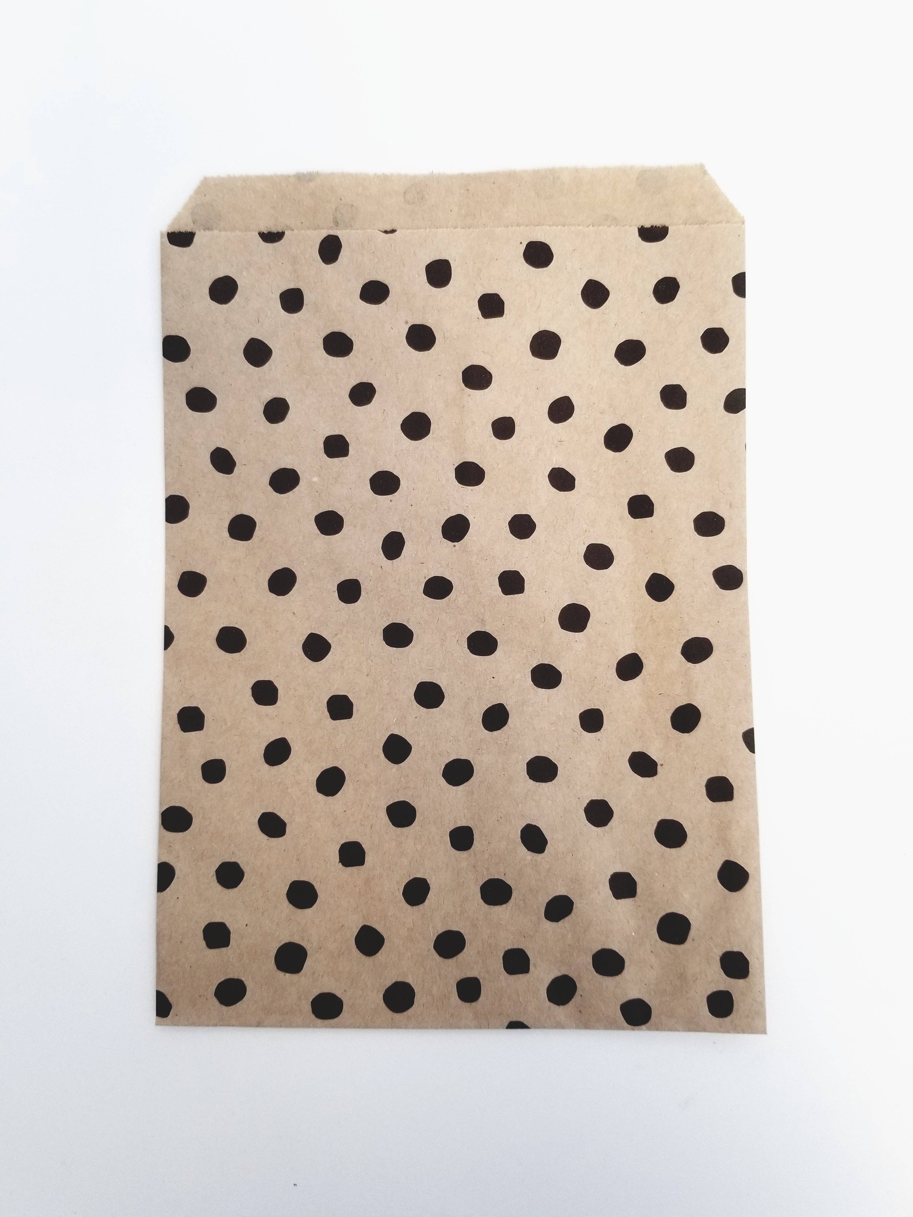 Tissue & Tape - Wholesale Gift Bag - Polka dot brown paper bags | Eco-friendly & Recyclable3