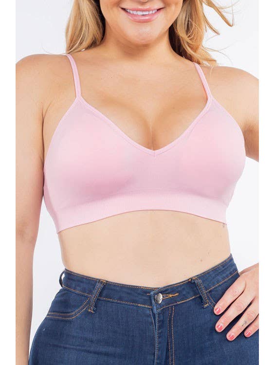Vanilla Monkey - Venta al por mayor Brallete - Mujer - Bralette básico sin costuras talla plus2