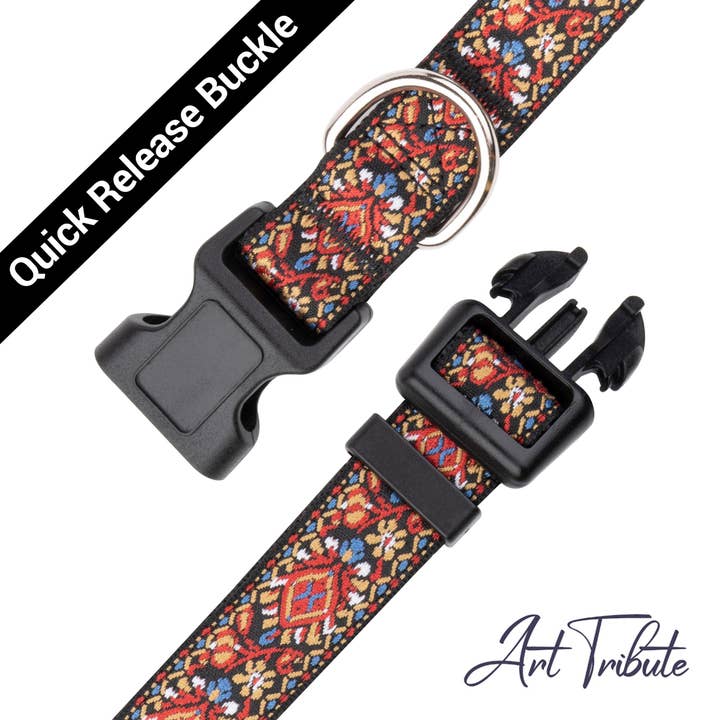 Gradzo - Wholesale Pet collar – Dog - Red Woven Dog Collar3