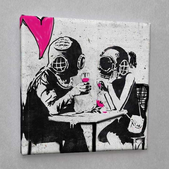 #01592 Kärlek Street Art Canvastryck för wholesale av Eicie