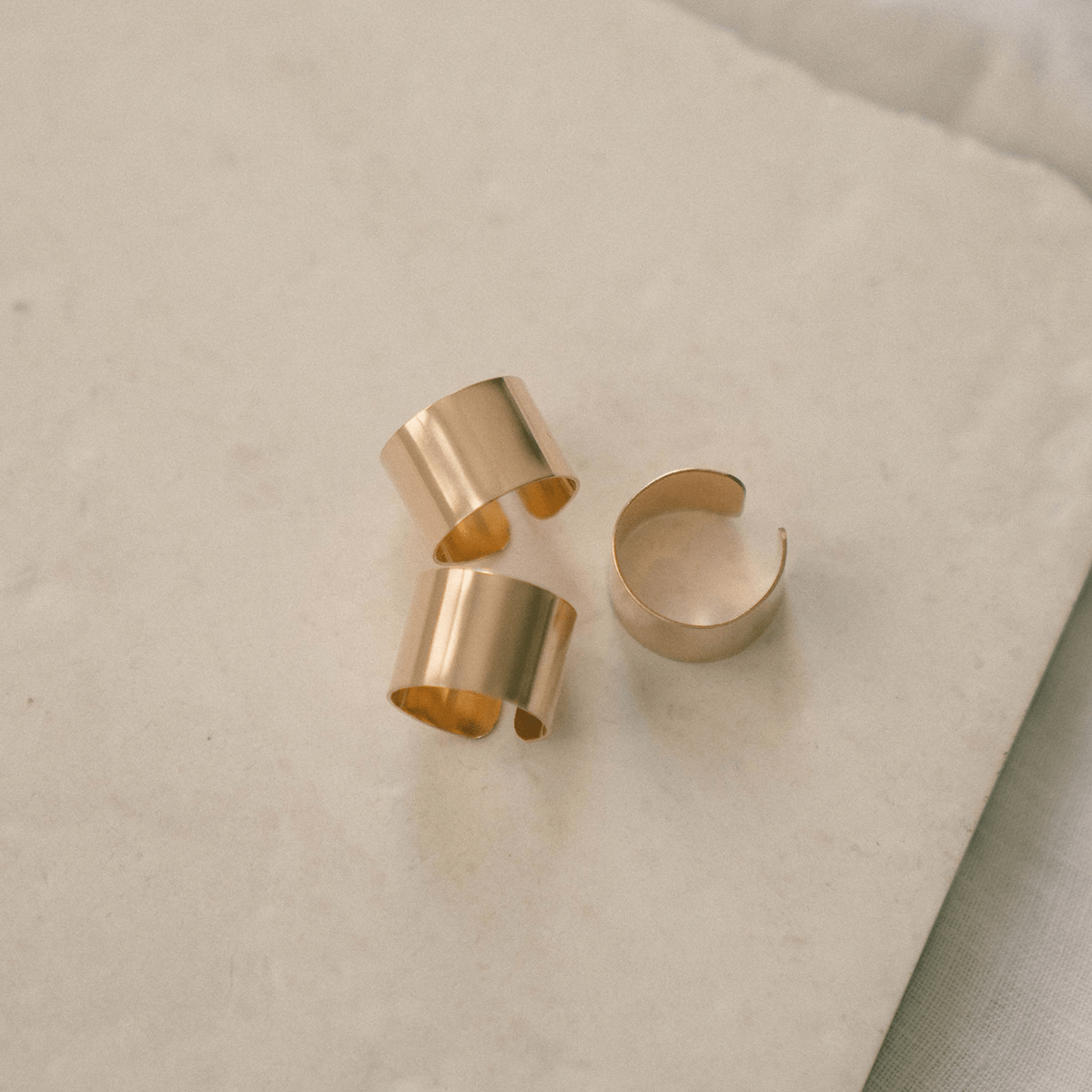 Made By Mary - Venta al por mayor Anillo de banda/apilable - Anillo Luster Cigar Band3