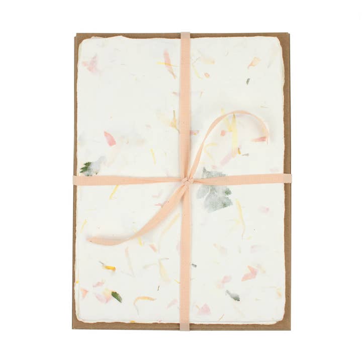 Oblation Papers & Press - Wholesale Stationery/Notecard Set - Floral Handmade Paper Pack