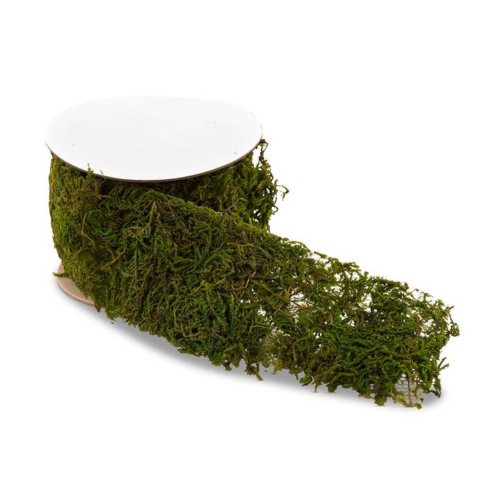 1.19Y Roll of Faux Moss Ribbon for wholesale by Dunn Deals