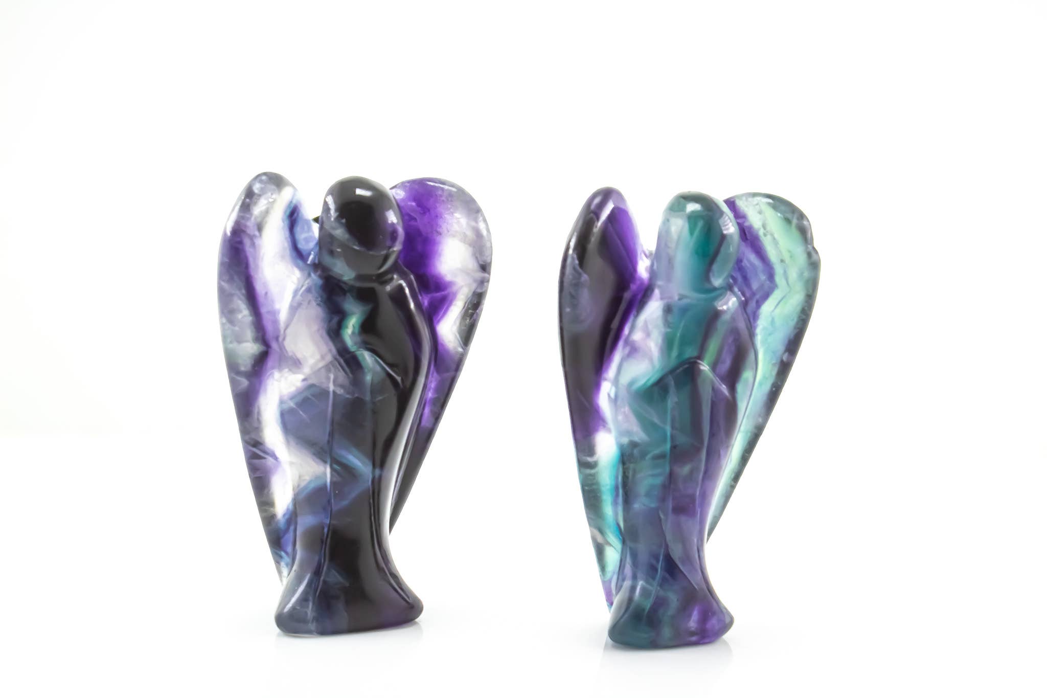 Quasar Gems USA - Wholesale Spiritual Stone/Crystal - Fluorite Angels 10cm1