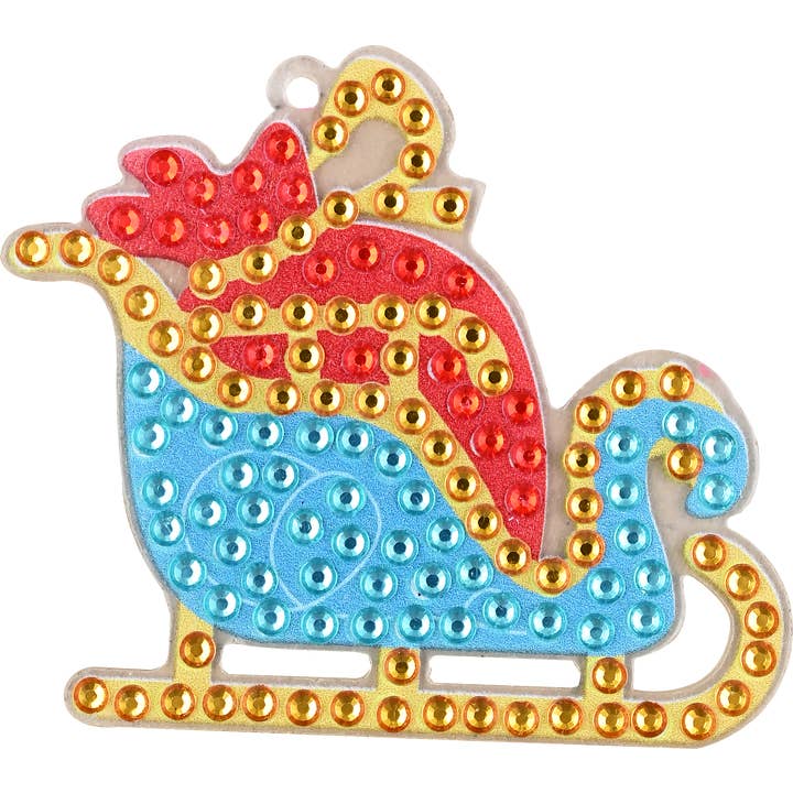 Peter Pauper Press - Wholesale DIY Craft Kit - Kids - Big Gem Painting Christmas Ornaments Kit8