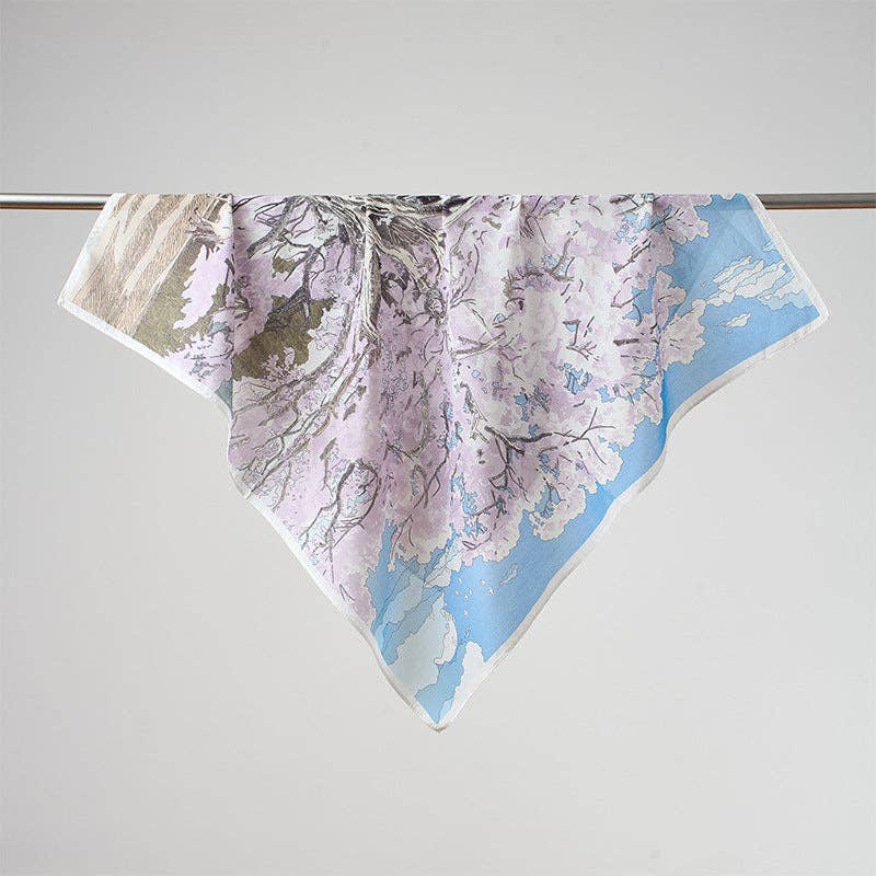 Marayn - Vendita all'ingrosso Sciarpa - Donna - Sciarpa in Misto Seta Leggera Primavera Estate Versatile23