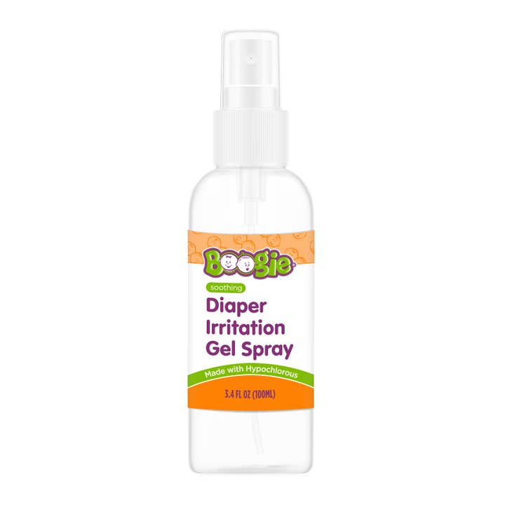 Earth Mama Organics - Wholesale Diaper Cream - Boogie Diaper Irritation Gel Spray, 3.4oz (Case of 12)