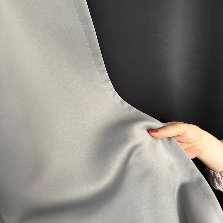 FLASHRUG LLC – wholesale Curtain – Blackout Gray Curtain3