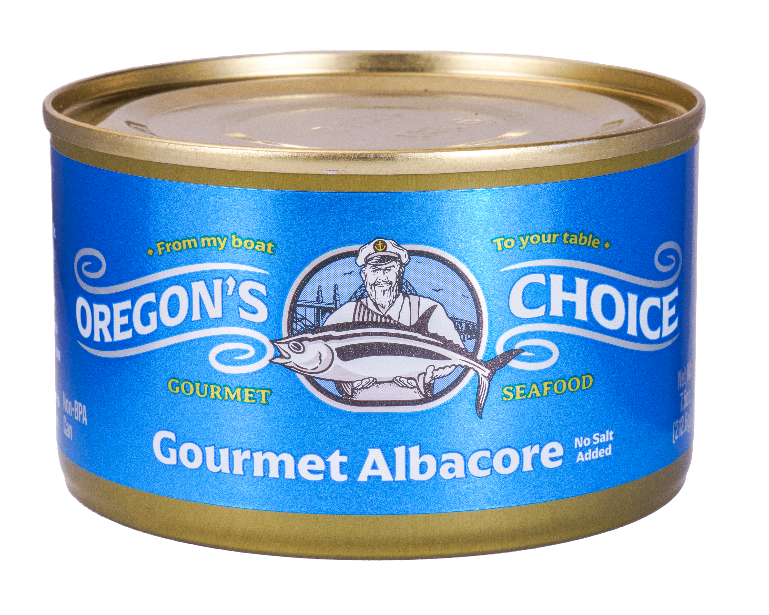 Oregon's Choice Gourmet - Wholesale Tinned Fish - Gourmet Albacore Tuna No Salt Added 7.5 oz.1