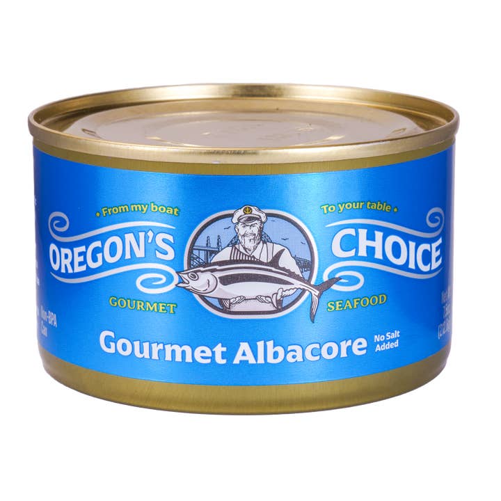 Oregon's Choice Gourmet - Wholesale Tinned Fish - Gourmet Albacore Tuna No Salt Added 7.5 oz.1
