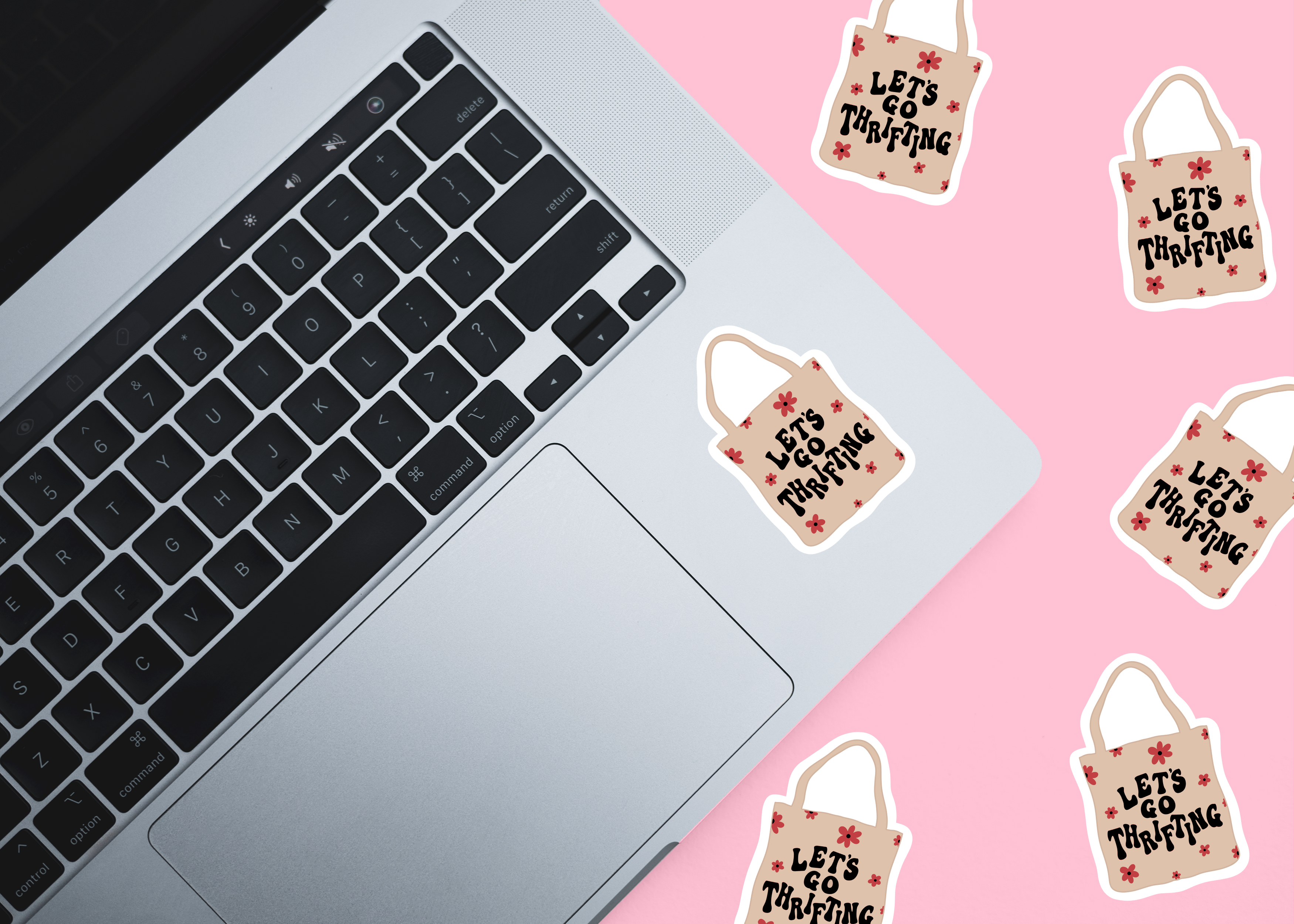 Chlo Ranae Co - Wholesale Sticker - Let's Go Thrifting Thrift Store Sticker1