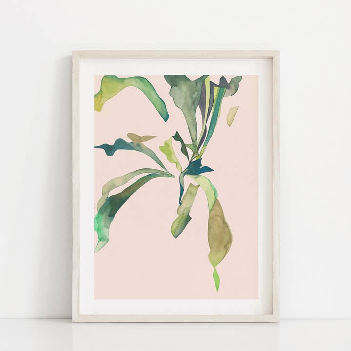 Renee Staeck - Wholesale Art Print - STAGHORN 1 Vibrant Giclée Art Print by Renée Staeck2