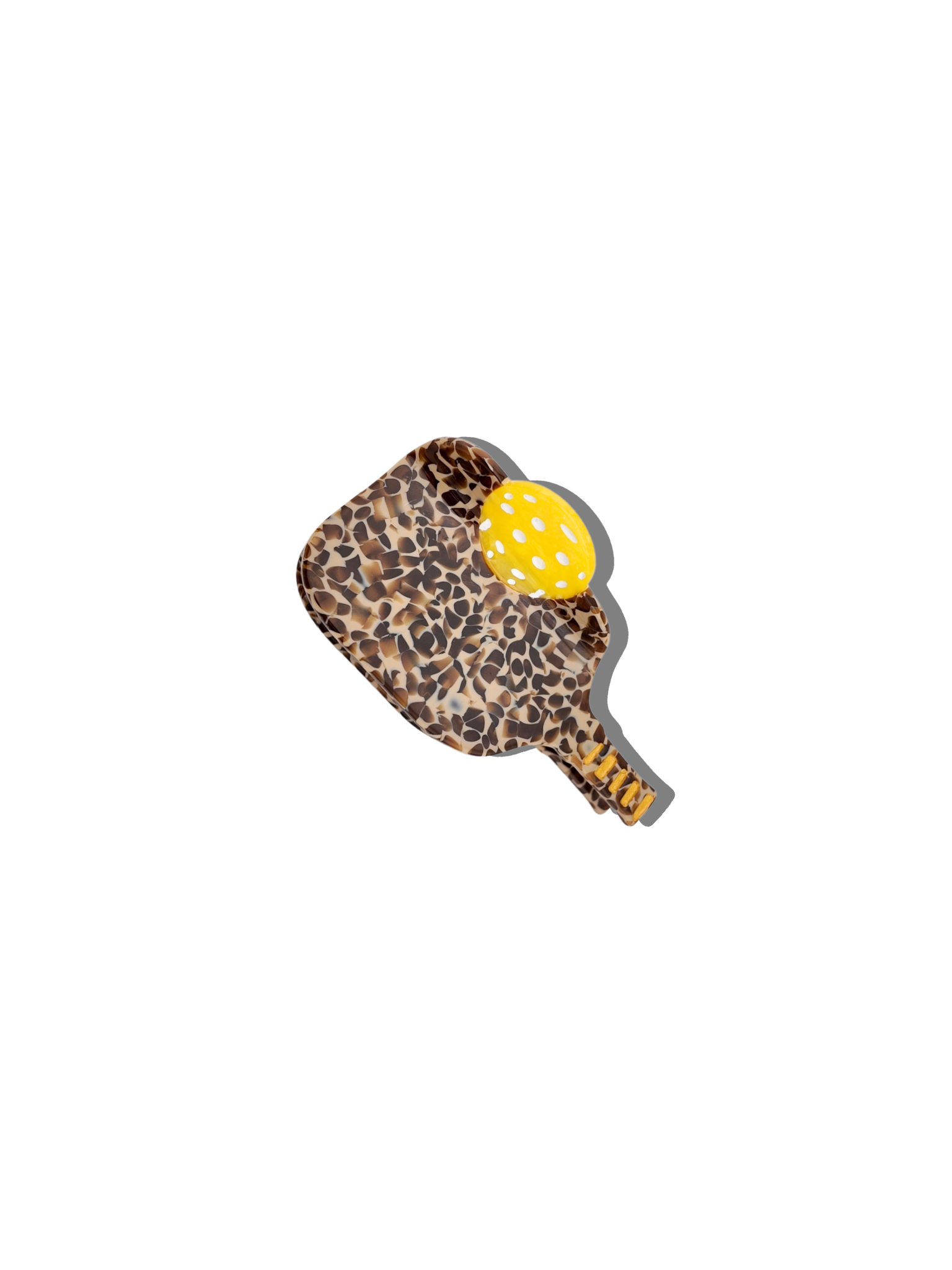 Solar Eclipse – wholesale Hårklämma - Dam – Handmålad Pickleball Paddle Claw Hair Clip | Miljövänlig8