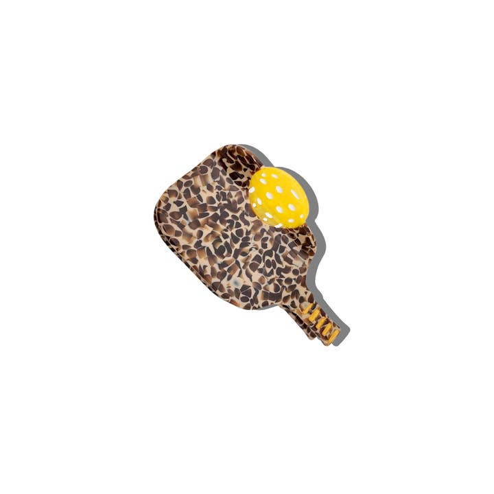 Solar Eclipse – wholesale Hårklämma - Dam – Handmålad Pickleball Paddle Claw Hair Clip | Miljövänlig8