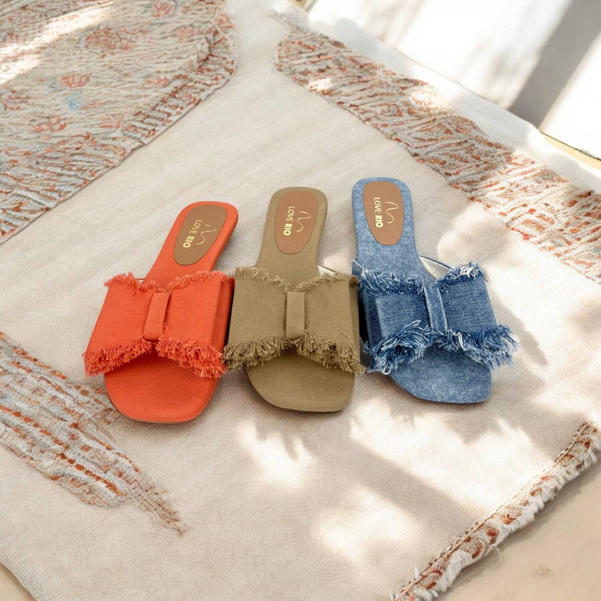 Love Rio - Wholesale Sandals - Women's - Threads Flat Sandal 2332106