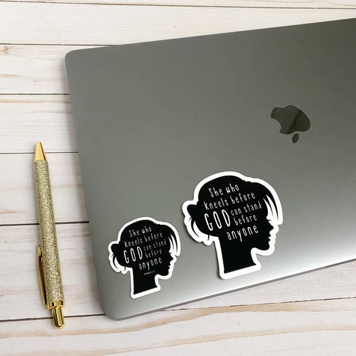 swaygirls – Großhandel Aufkleber – „Sie, der vor Gott kniet“ -Aufkleber4