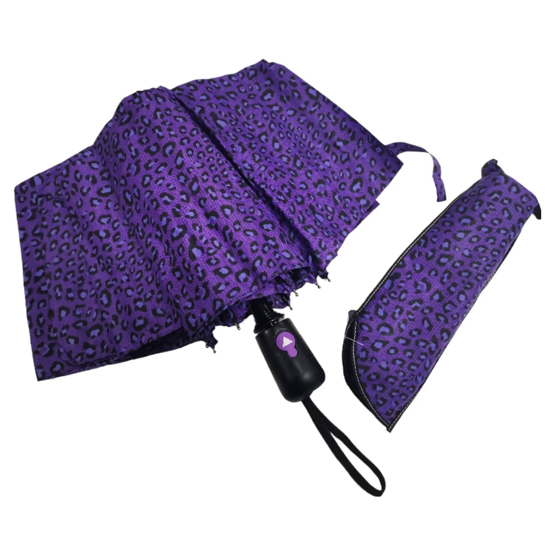 Superbia – Engroshandel Paraply - Dame – Lille semi-automatisk paraply med dyreprint - 55B7