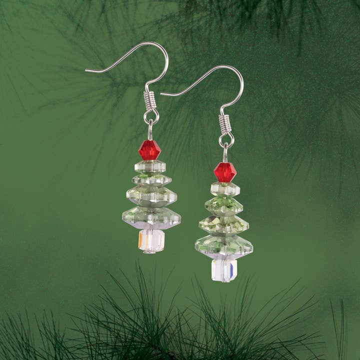 Nostalgic Christmas™ Earrings Kit - Christmas Tree for wholesale by Solid Oak
