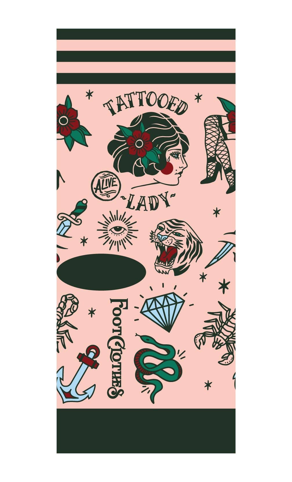 FootClothes LLC - Wholesale Socks - Unisex - Tattooed Lady Socks6