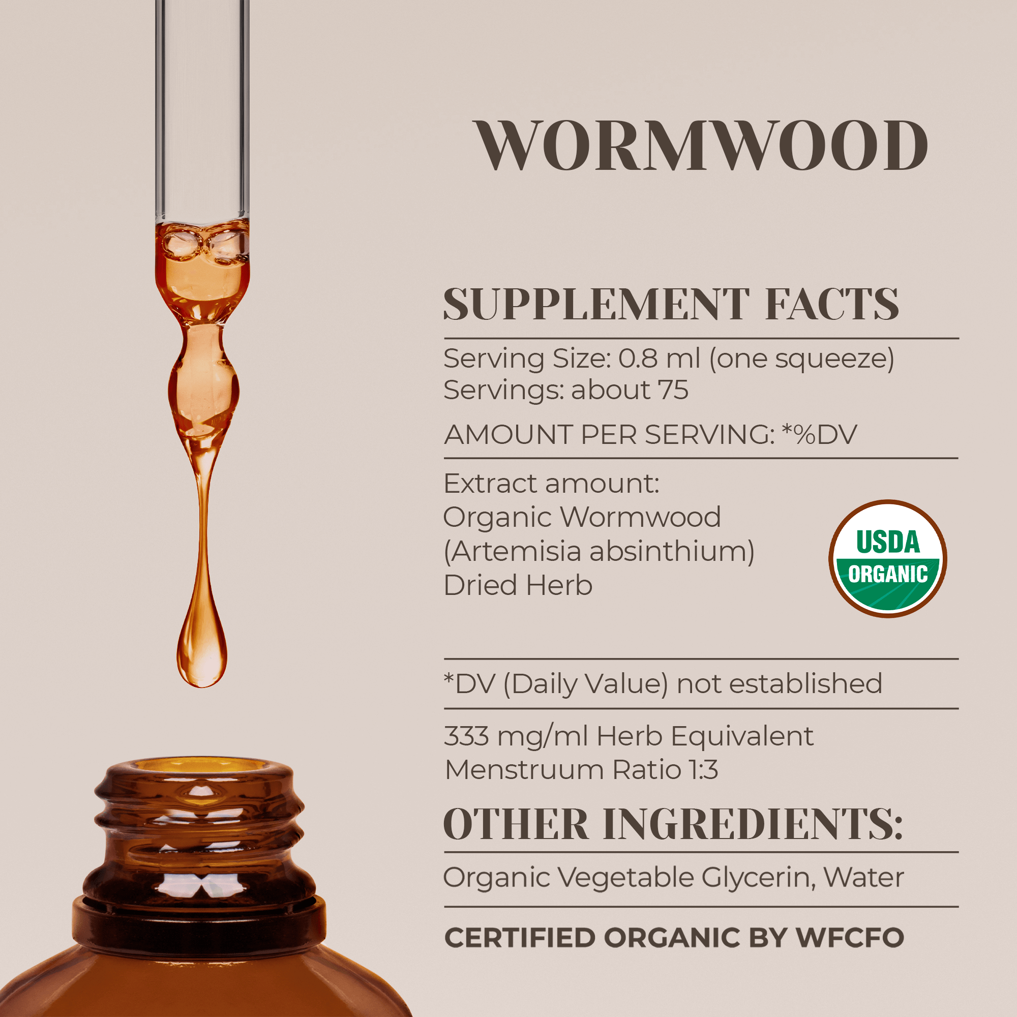 Garden Organics - Wholesale Tincture - Wormwood Tincture1