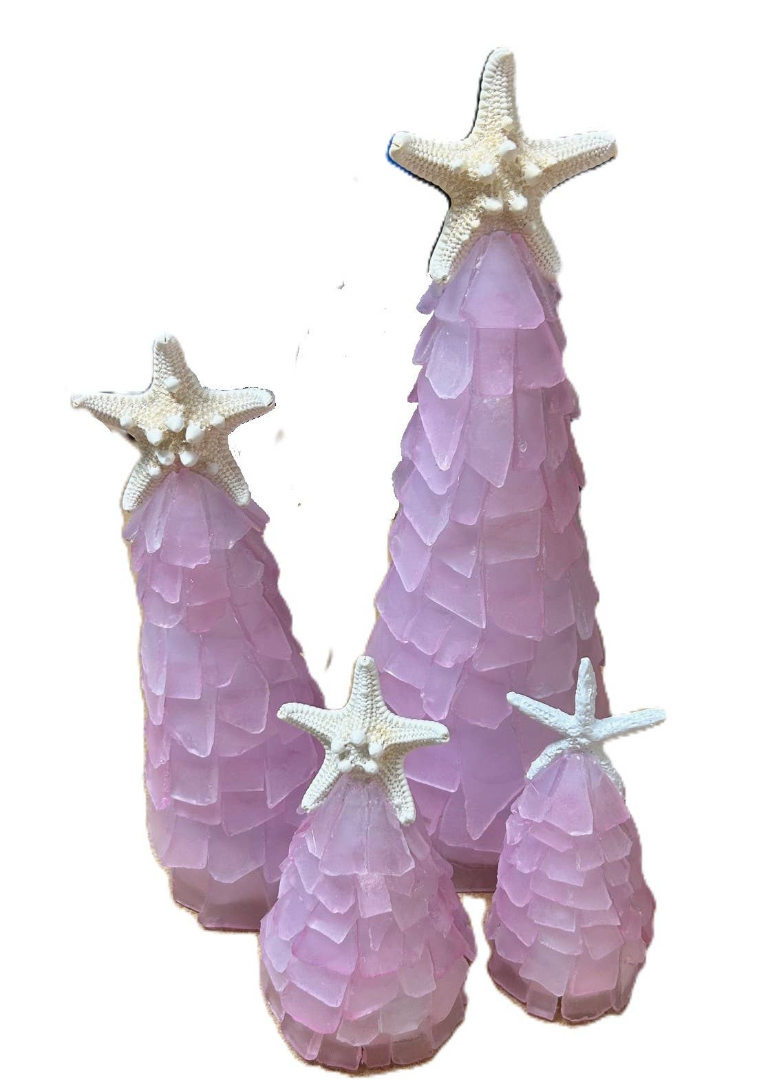 A SEAGLASS CREATION/SALTY SIGNS DESIGNS - Wholesale Christmas Decoration - 3D Seaglass Christmas Tree Box Set 16