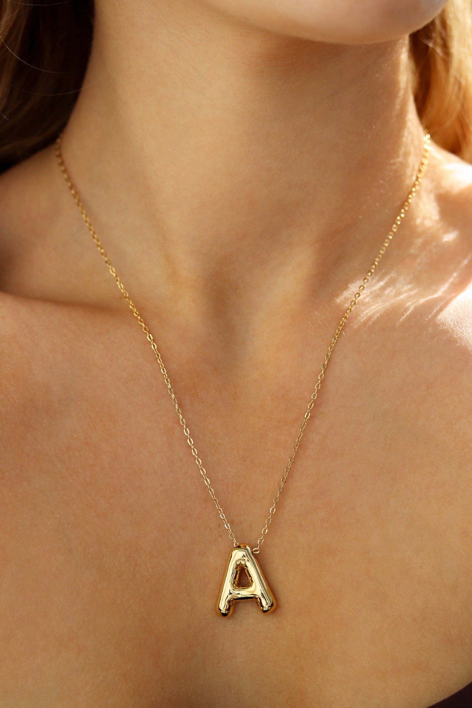 ARCAVIA - Wholesale Pendant/Charm Necklace - Bubble Letter Necklace0