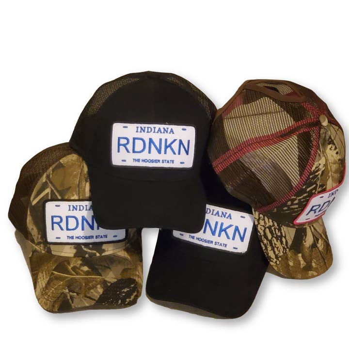Indiana RDNKN Mesh Snapback Trucker hat for wholesale by RDNKN Clothing and Apparel