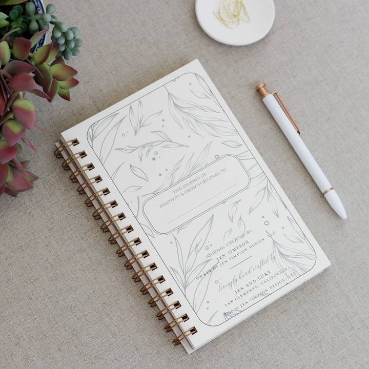 Jen Simpson Design – wholesale Journal/diary – Flourish // Wellness Journal