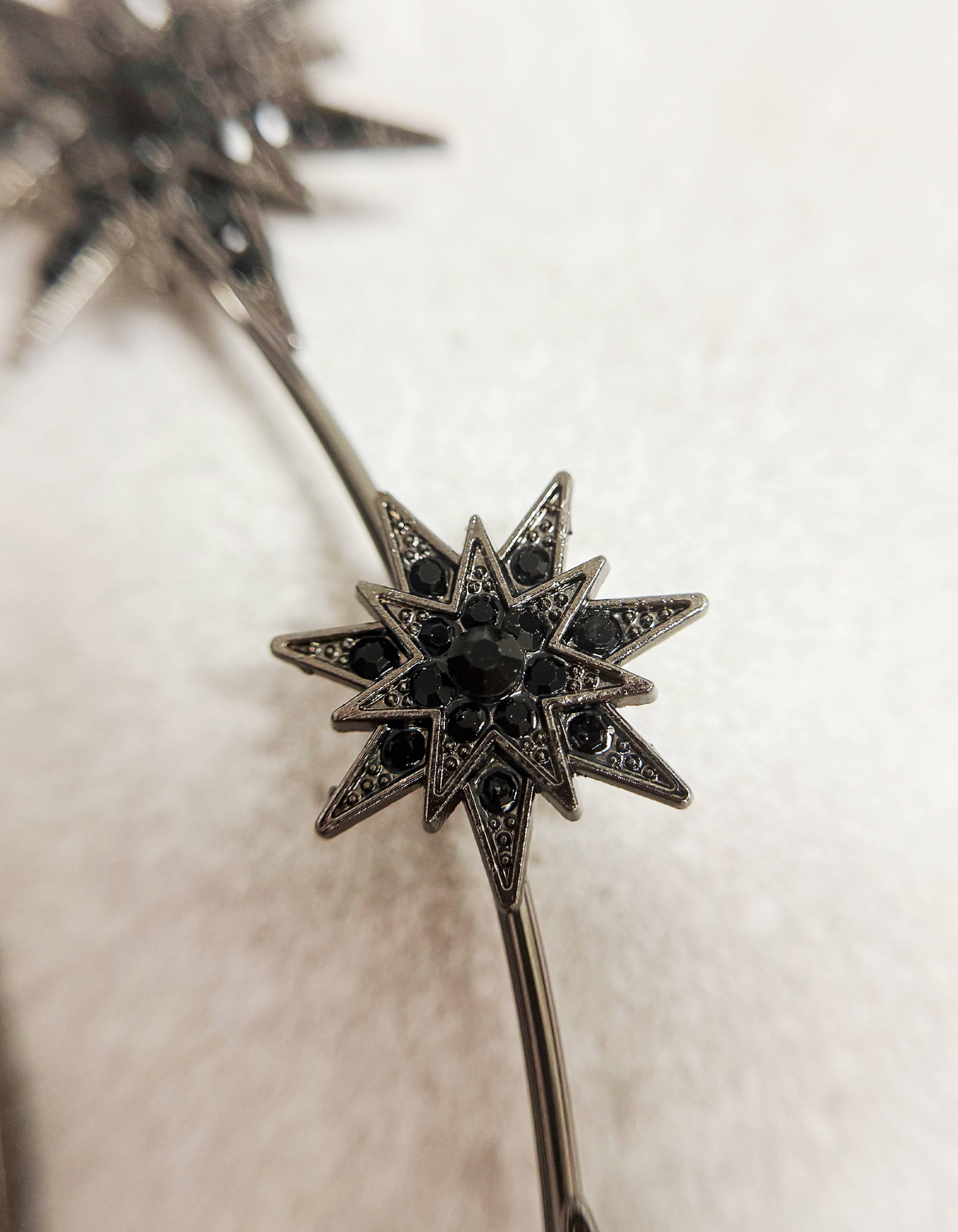 Happy Dream Gifts - Wholesale Fashion Headband - Women's - Black Stars Goddess Crown Halo Headband, Boho Headpiece1