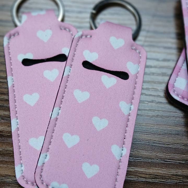 MadeByHBK - Wholesale Keychain - Unisex - Heart and Bows Lipgloss Keychain Holders9