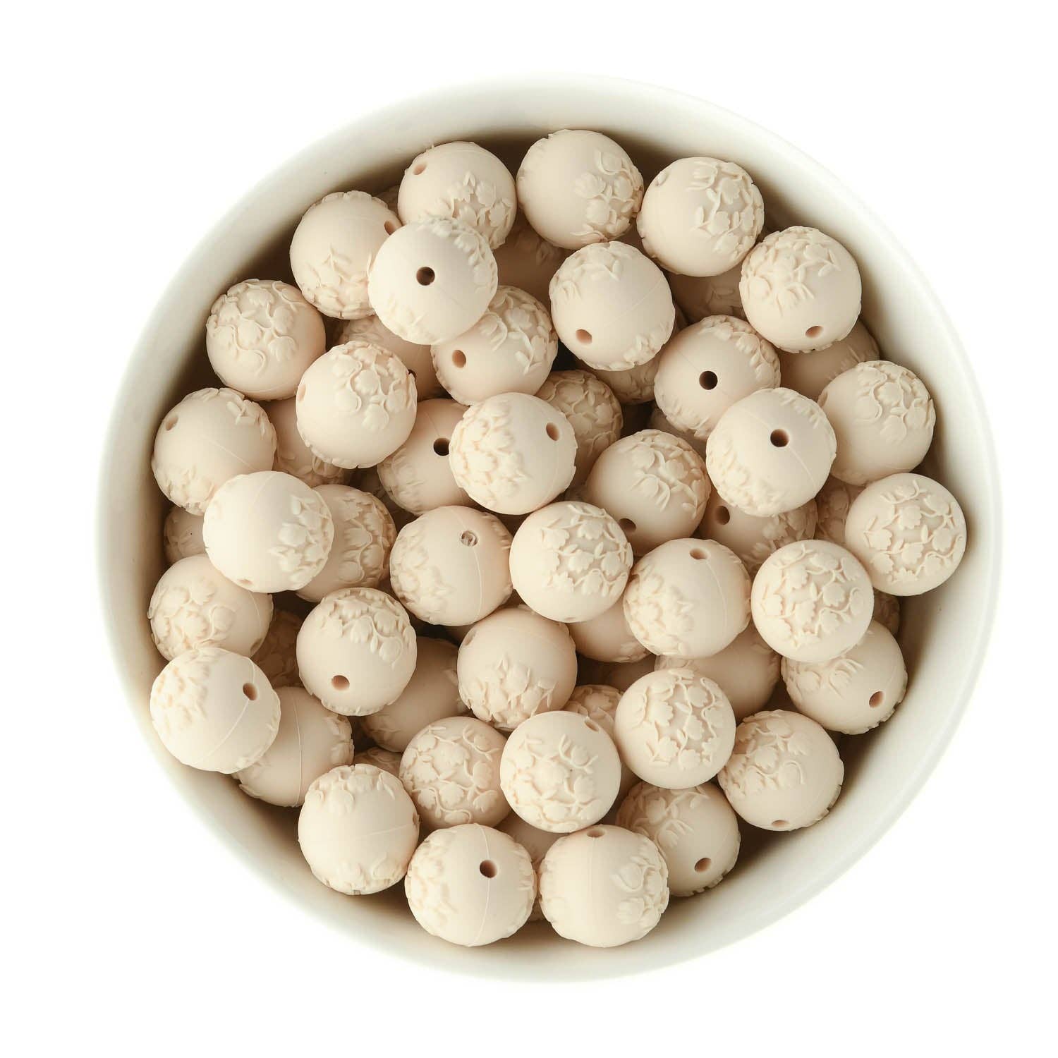 Cara & Co Silicone Craft Supply - Venta al por mayor Cuentas - Cuentas redondas de silicona con relieve1