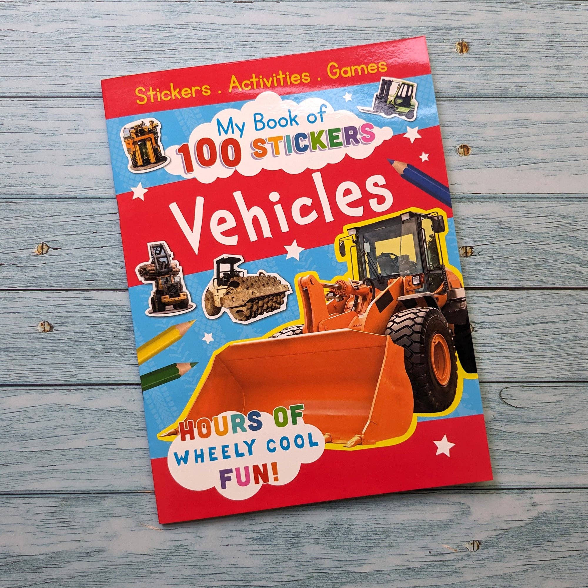 Robert Frederick Ltd – wholesale Sticker – Child & baby – My Book Of 100 Stickers - Vehicles3