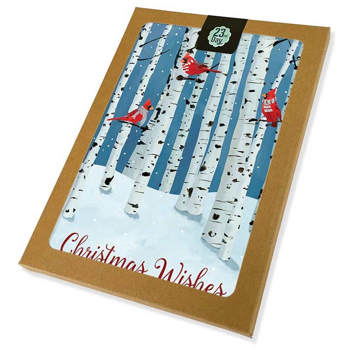 Aspen & Cardinals Kaarten in Doos voor wholesale door 23rd Day Paper Goods