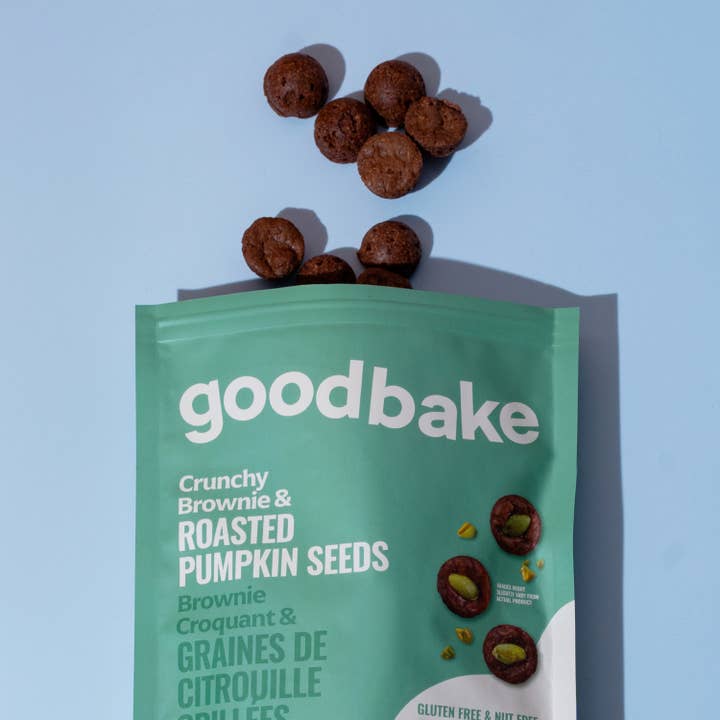 Goodbake - Vente Brownies - Brownie croustillant aux graines de citrouille rôties
