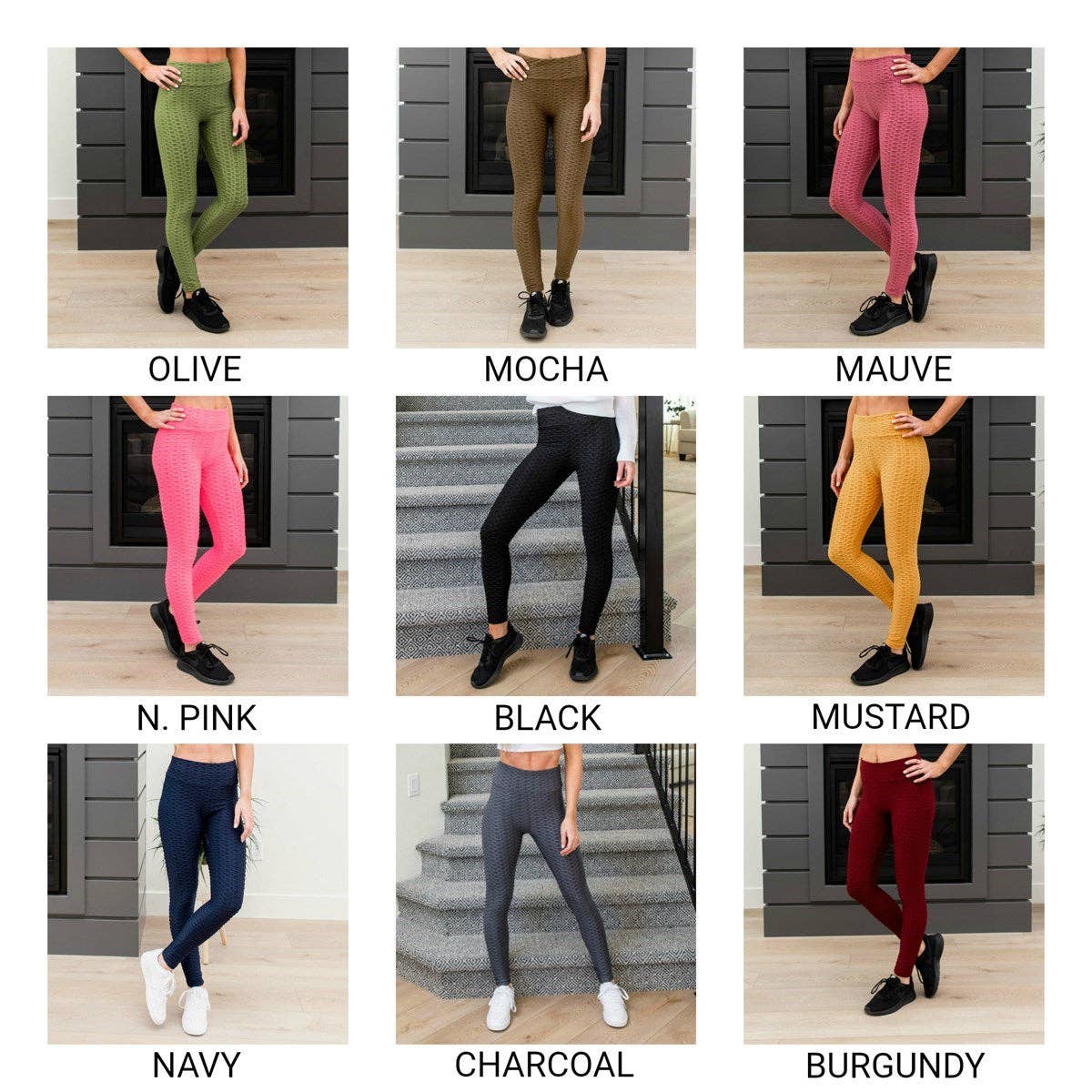 Truly Contagious – Großhandel Sport-/Lounge-Leggings – Damen – Leggings zum Schutz vor Cellulite L Einheitsgröße und Übergröße (T09)1