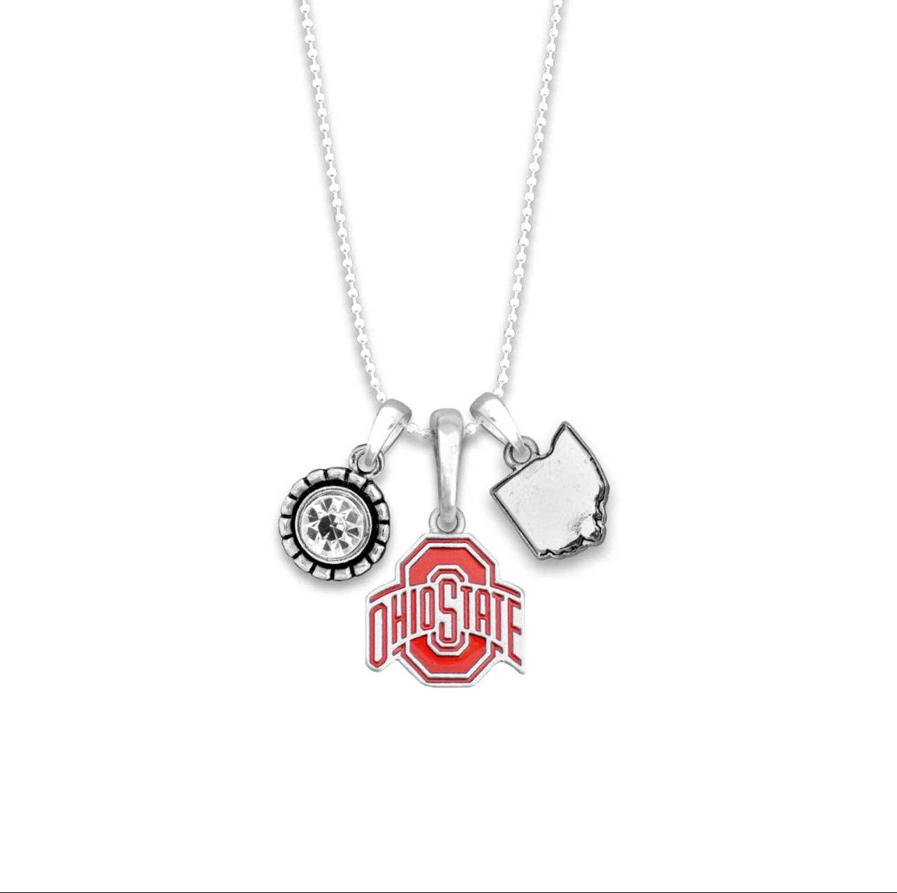 OBX Prep - Wholesale Pendant/Charm Necklace - Collegiate Officially Licensed Charm Necklace - Va Tech, Mic1