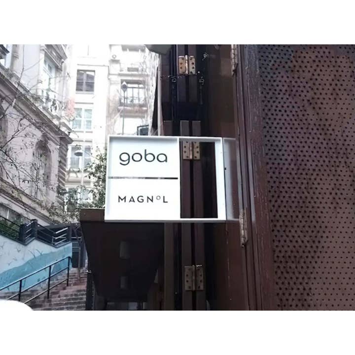 OtimSan – Sinal por atacado – Placa Blade de Dois Painéis com Dupla Face