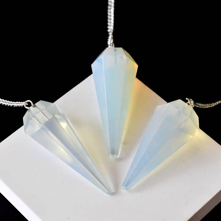 Soothing Crystals - Wholesale Spiritual Stone/Crystal - Dowsing Pendulum | Opal | Faceted | Crystal Pendulum1