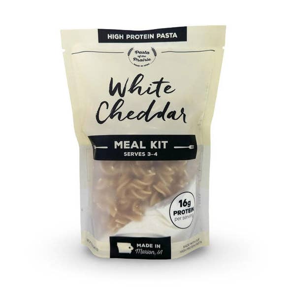 White Cheddar Meal Kit w/ High Protein Pasta for wholesale by Pasta of the Prairie