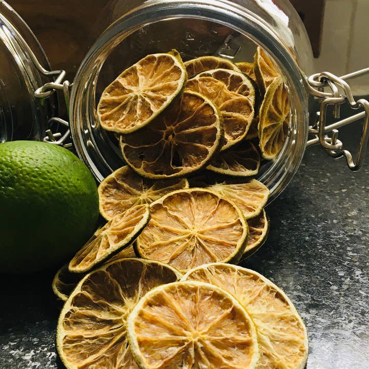 FreshDried - Wholesale Dried/Dehydrated Fruit - Dried Lime Wheels - organic