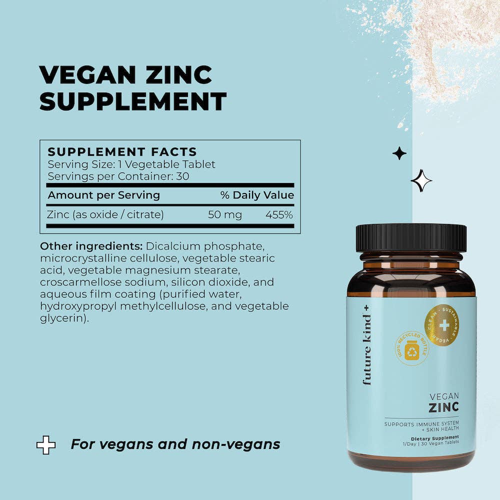 Future Kind - Wholesale Oral Supplement/Vitamin - Vegan Zinc Supplement1