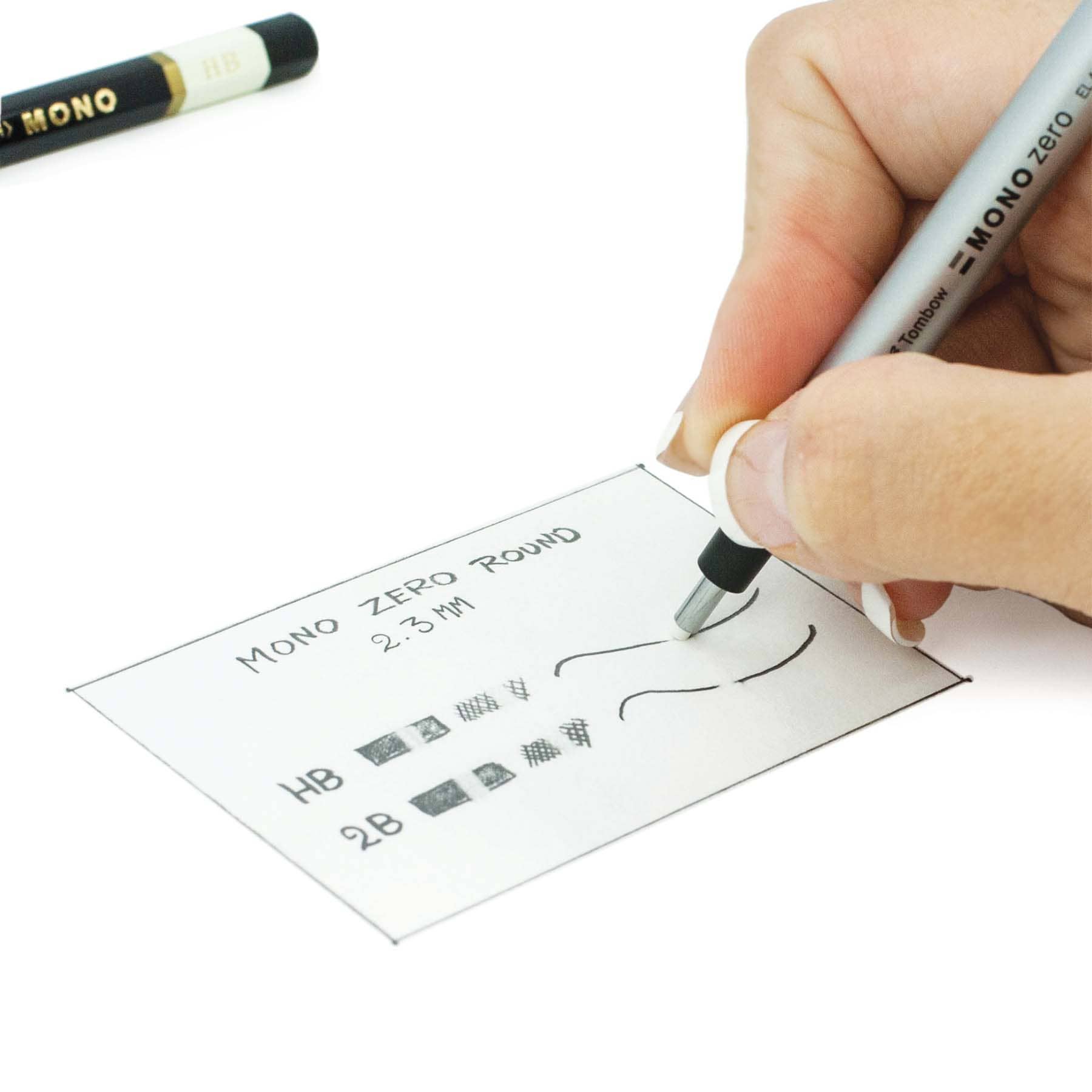 Tombow - Vente Gommes - MONO Zero Gomme : Rond - Argent7