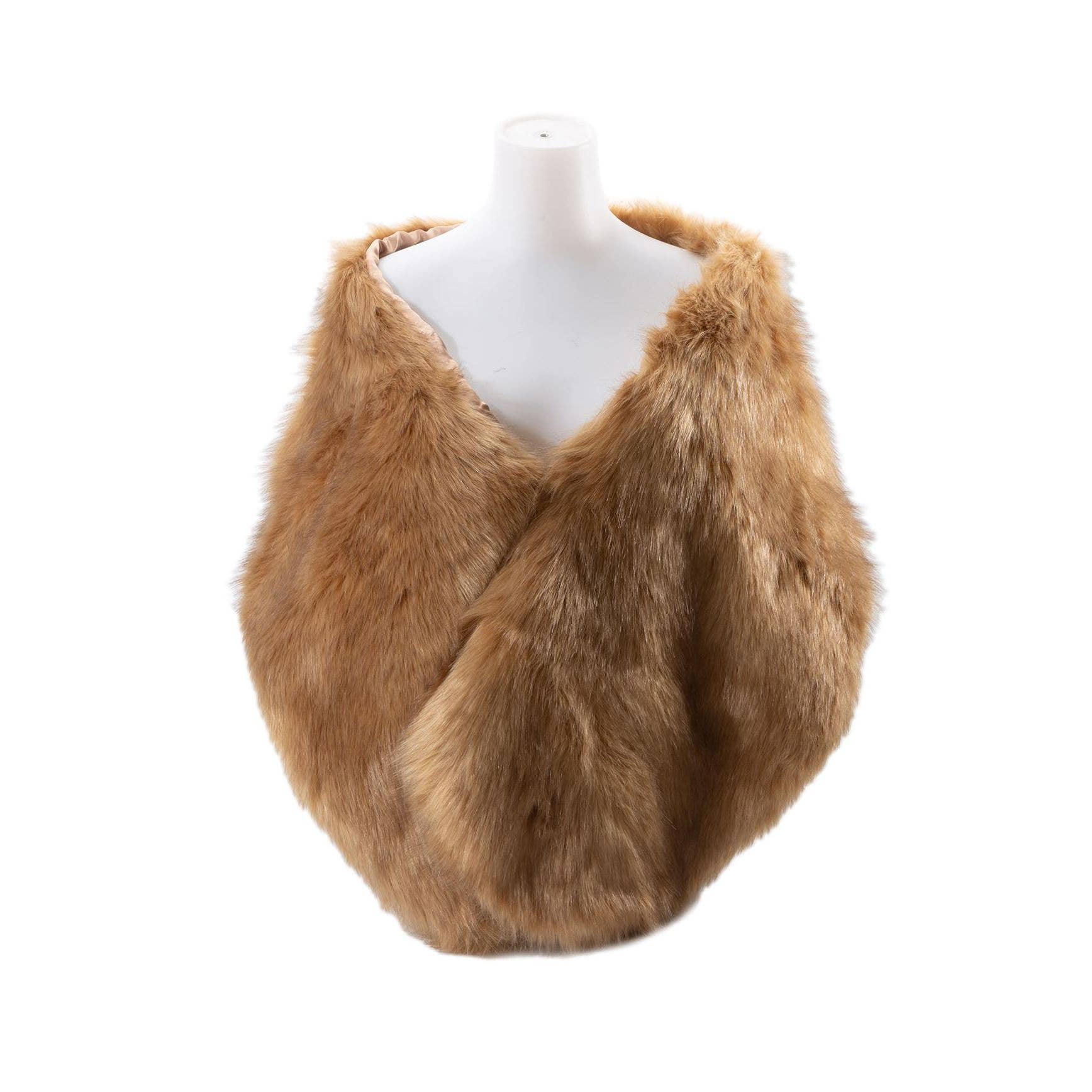 Diacly - Wholesale Fur/Faux Fur Coat - Women's - Over Size Faux Felt Fur Scarf Shawl Wrap9