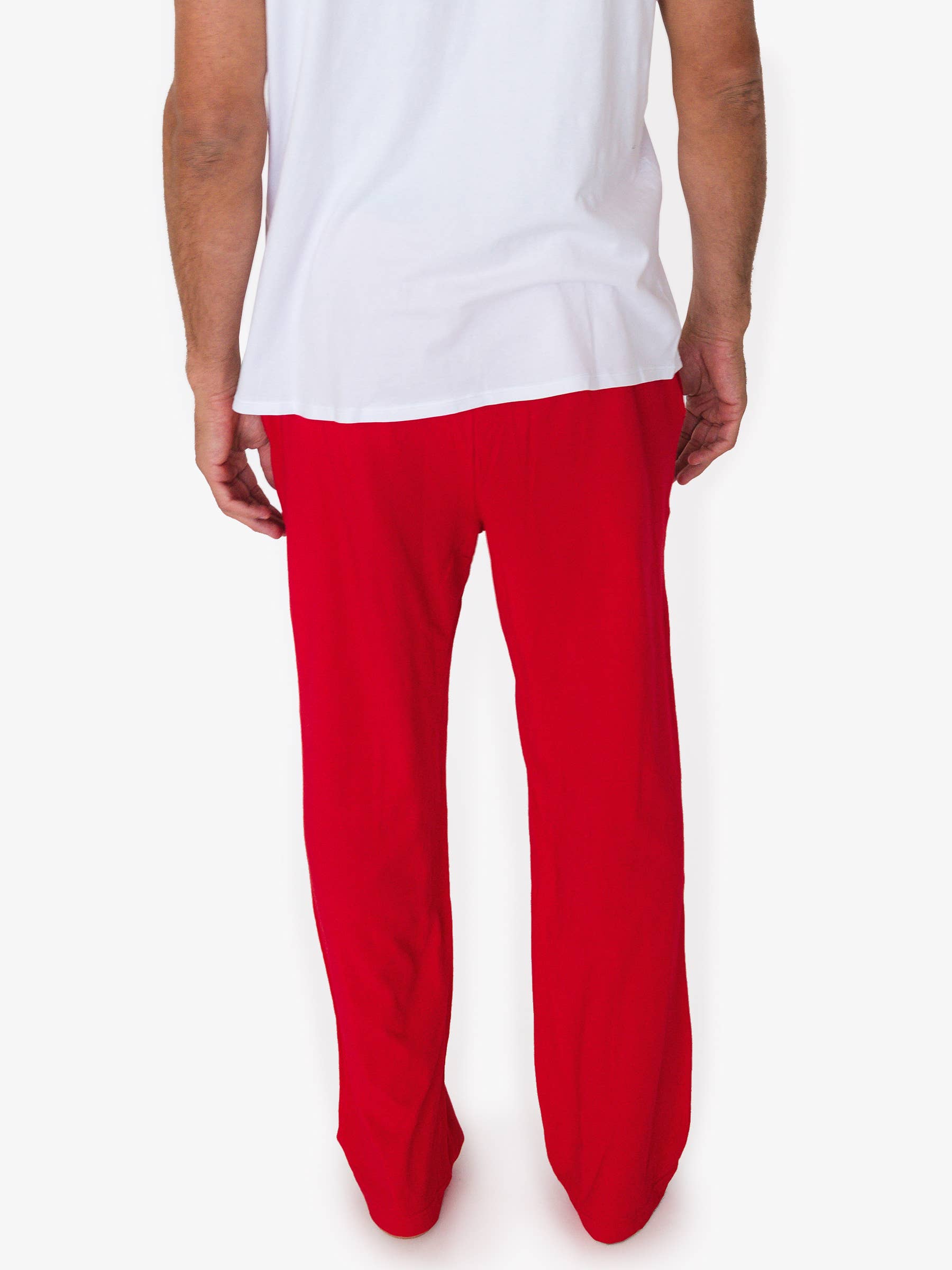 SoftSnooze™ Adult Cotton Modal Red Pajama Pants for wholesale on Faire3