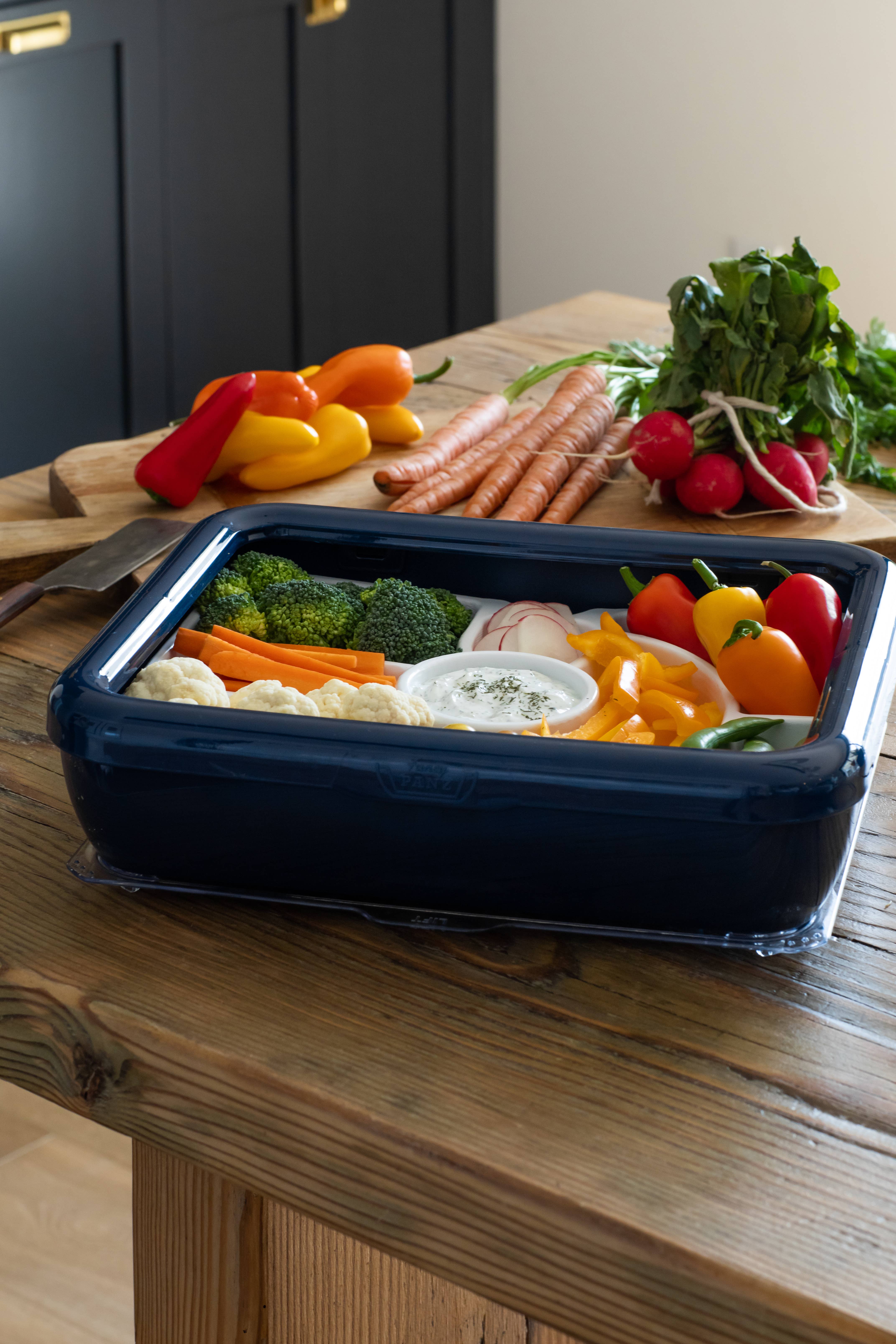 Fancy Panz - Wholesale Serving Tray - Fancy Panz® Accessory - Charcuterie / Veggie Tray Insert6