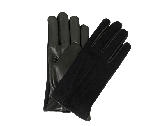 Hommard - Wholesale Gloves - Men's - Grey Nappa Leather Gloves with Wool0