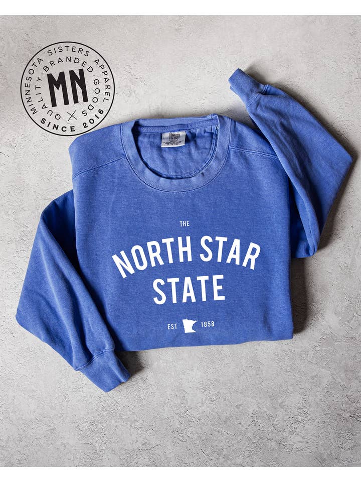 Minnesota Sisters - Wholesale Graphic Sweatshirt - Unisex - The North Star State Crewneck7