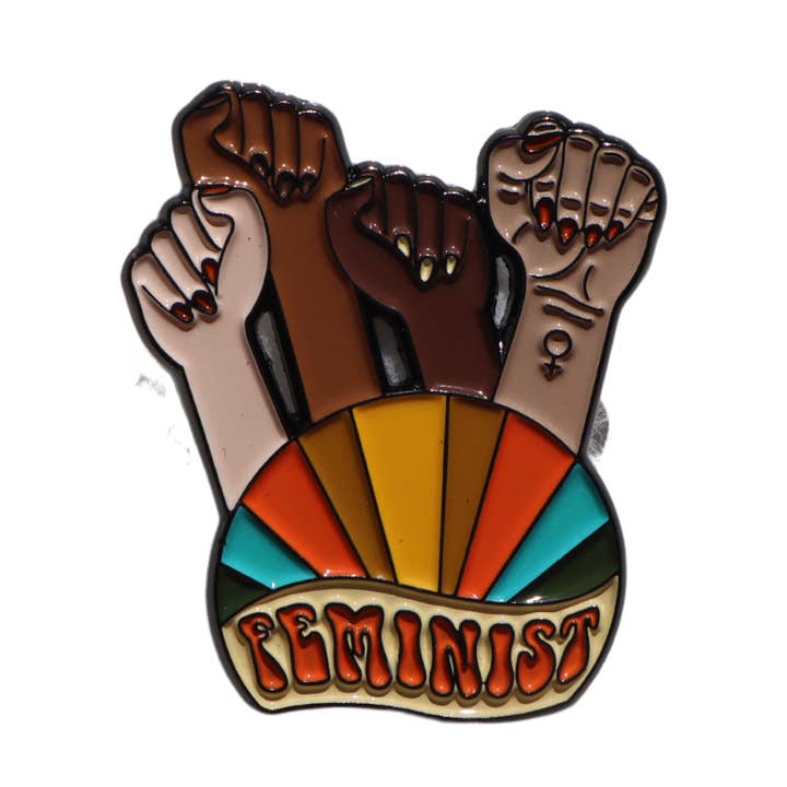 CIK Apparel - Wholesale Lapel Pin/Button - Feminist Pin0