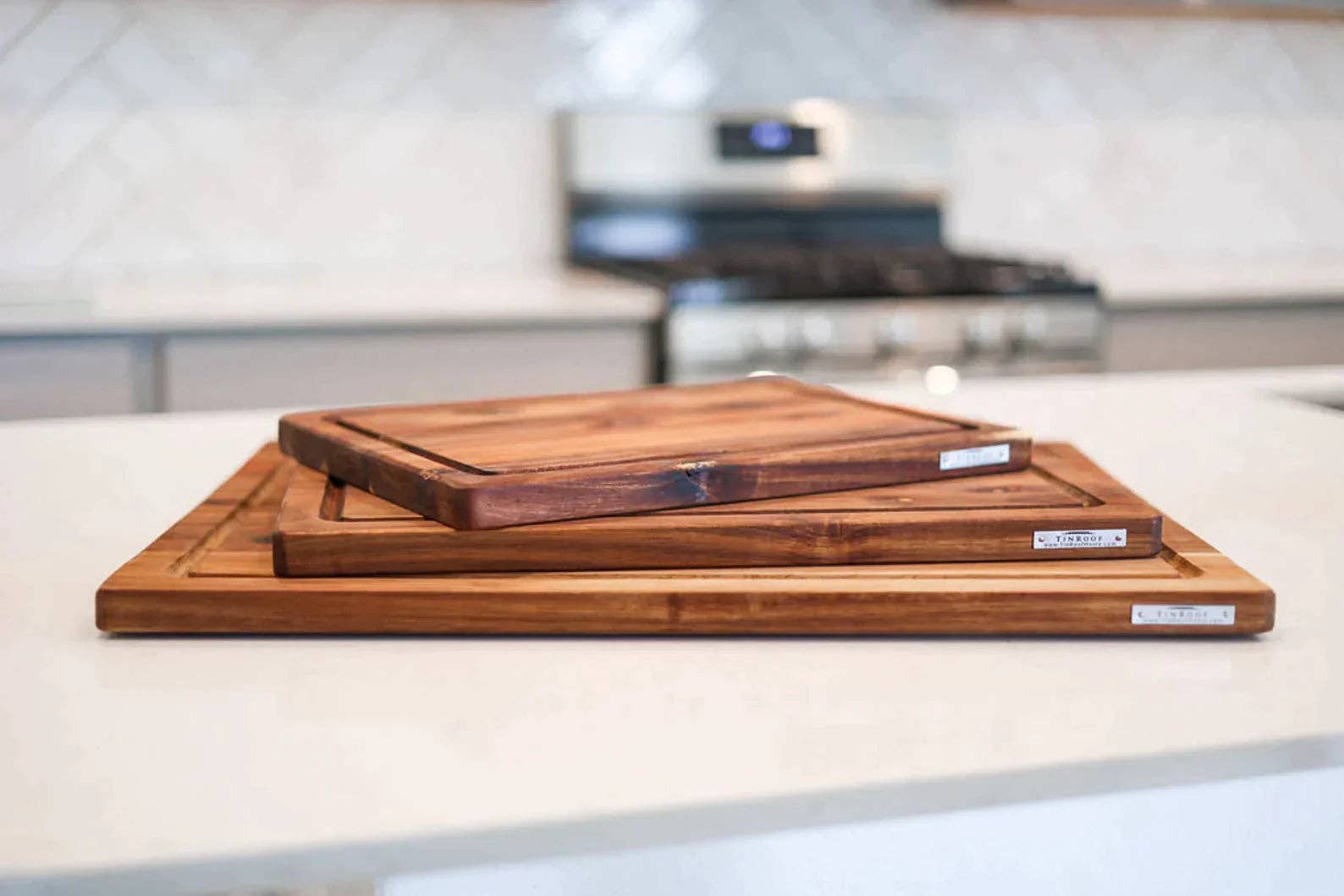 Tin Roof Kitchen & Home - Wholesale Cutting Board - Small Parkhouse Cutting Board4